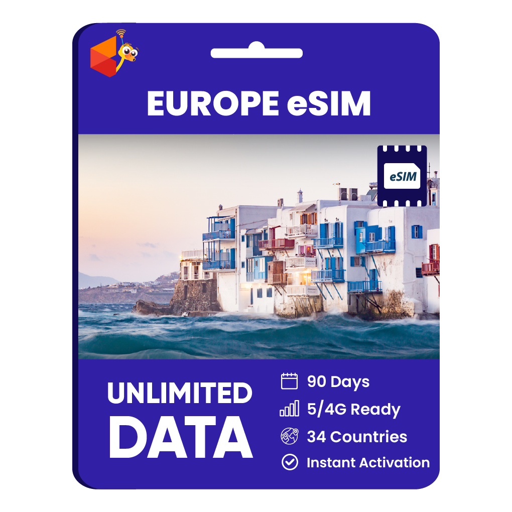 [eSIM] Europe Unlimited Data