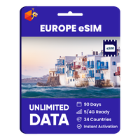 Thumbnail for [eSIM] Europe Unlimited Data