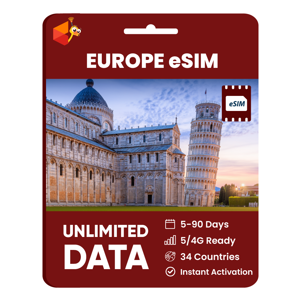 [eSIM] Europe Unlimited Data