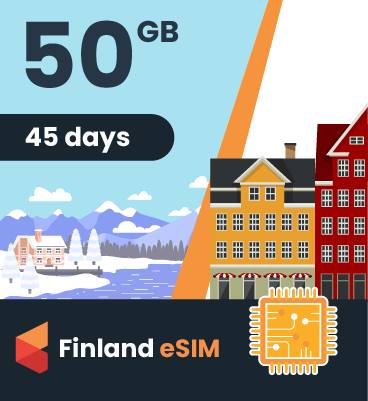 Finland eSIM: 50GB - 45 Days