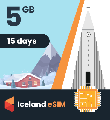 Iceland eSIM: 5GB - 15 Days