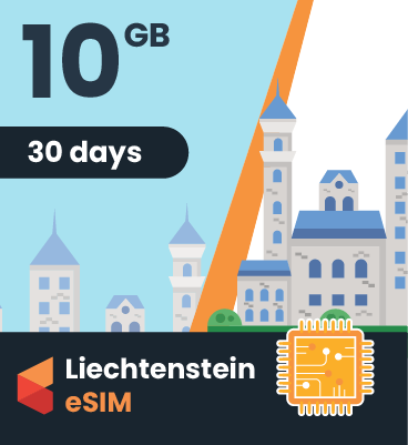 Liechtenstein eSIM: 10GB - 30 Days