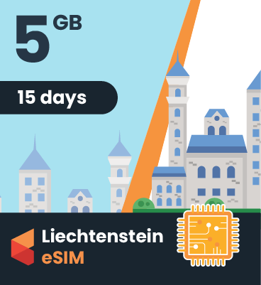 Liechtenstein eSIM: 5GB - 15 Day