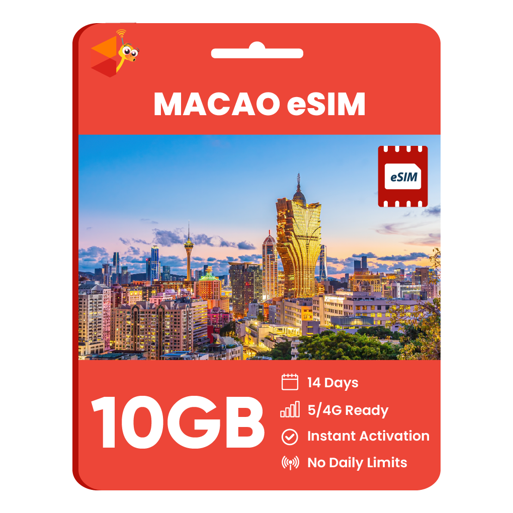 [eSIM] Macao Data eSIM (10GB - 14 Days)