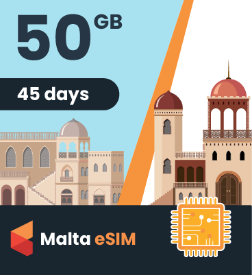 Malta eSIM: 50GB - 45 Days