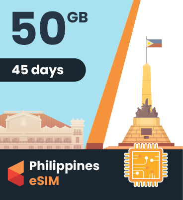 Philippines eSIM: 50GB - 45 Days