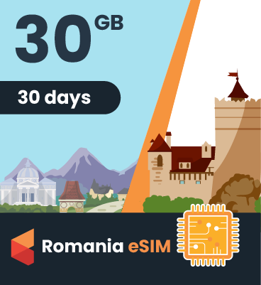 Romania eSIM: 30GB - 30 Days