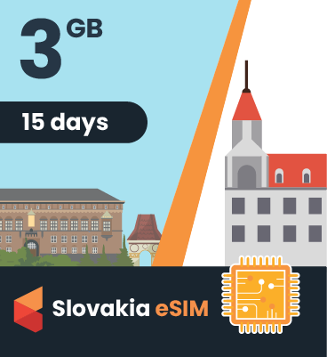 Slovakia eSIM: 3GB - 15 Days