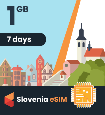 Slovenia eSIM: 1GB - 7 Days