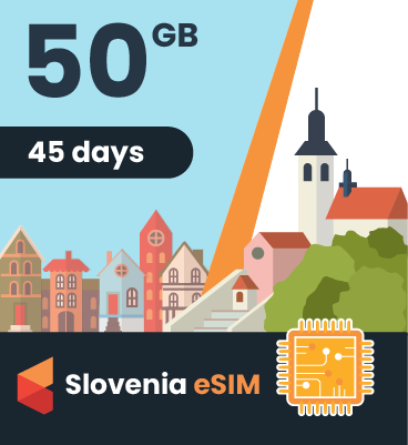 Slovenia eSIM: 50GB - 45 Days