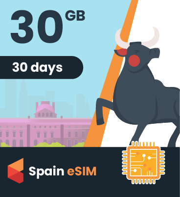 Spain eSIM: 30GB - 30 Days