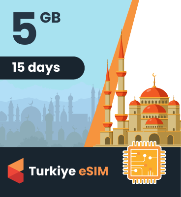 Türkiye eSIM: 5GB - 15 Days