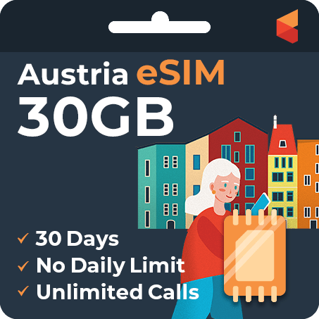 [eSIM] Austria eSim Card (30GB)