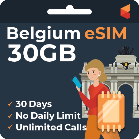 [eSIM] Belgium eSim Card (30GB)