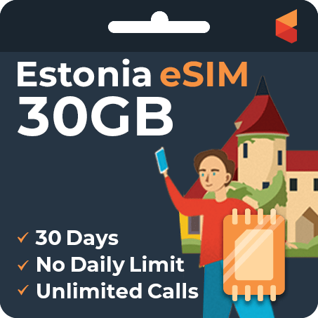 [eSIM] Estonia eSim Card (30GB)
