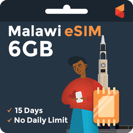 [eSIM] Malawi Data eSIM (6GB - 15 Days)