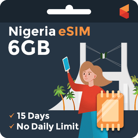 [eSIM] Nigeria Data eSIM (6GB - 15 Days)