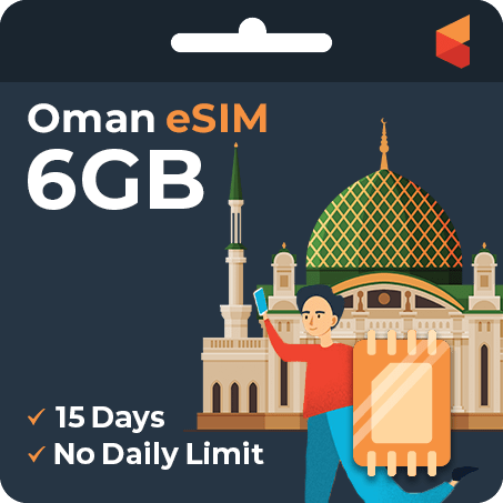 [eSIM] Oman Data eSIM (6GB - 15 Days)