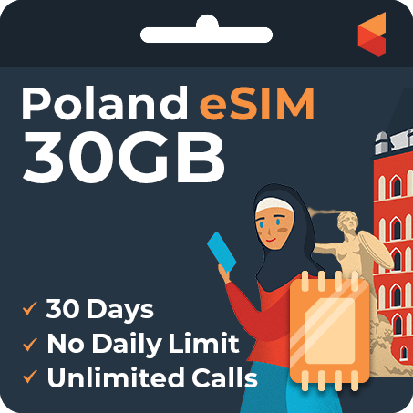 [eSIM] Poland eSim Card (30GB)