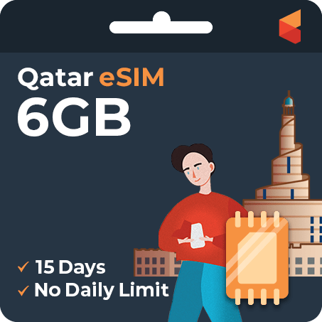 [eSIM] Qatar Data eSIM (6GB - 15 Days)