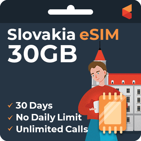 [eSIM] Slovakia eSim Card (30GB)