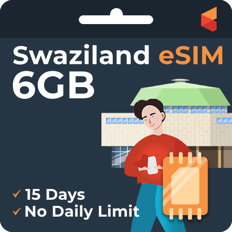 [eSIM] Swaziland Data eSIM (6GB - 15 Days)