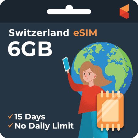 [eSIM] Switzerland Data eSIM (6GB - 15 Days)
