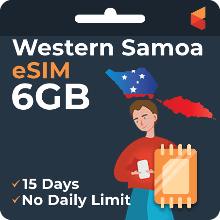 [eSIM] WesternSamoa Data eSIM (6GB - 15 Days)