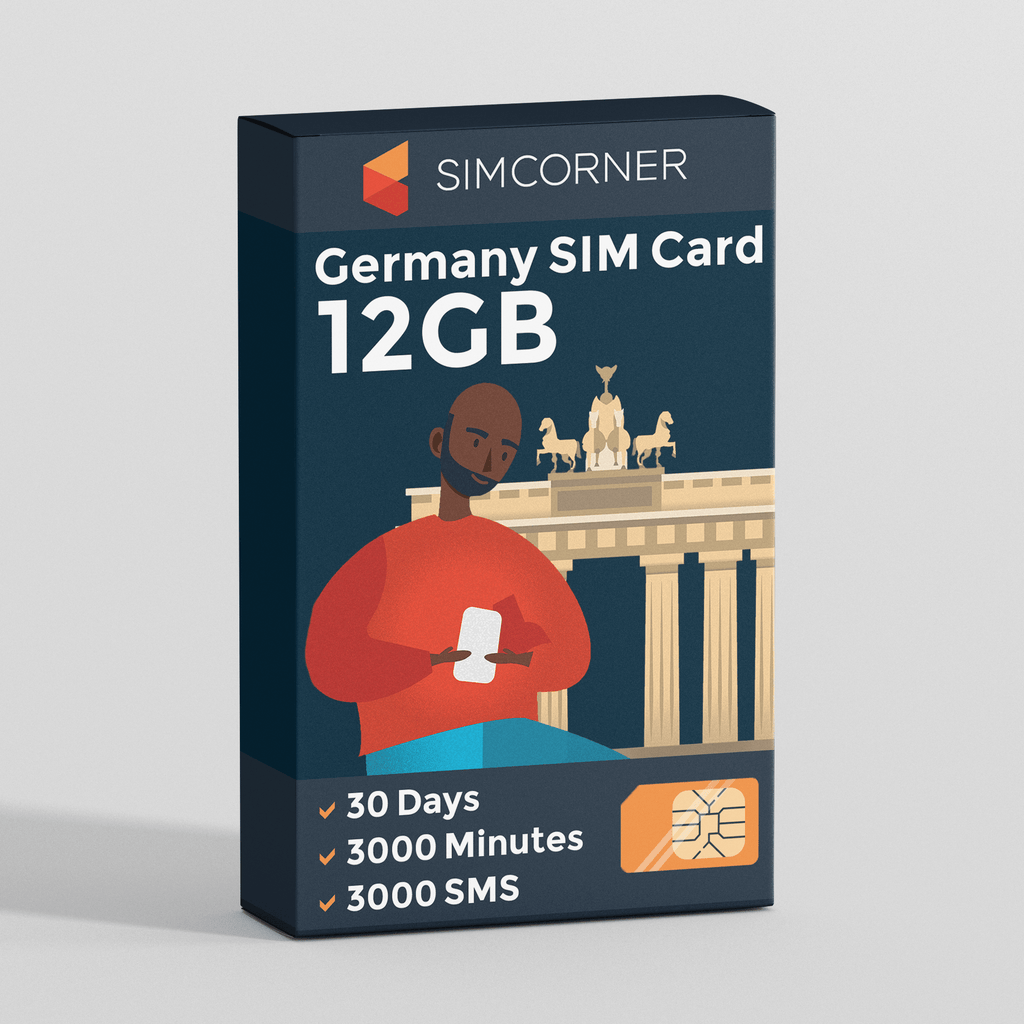 Germany Travel Sim Card (12GB)