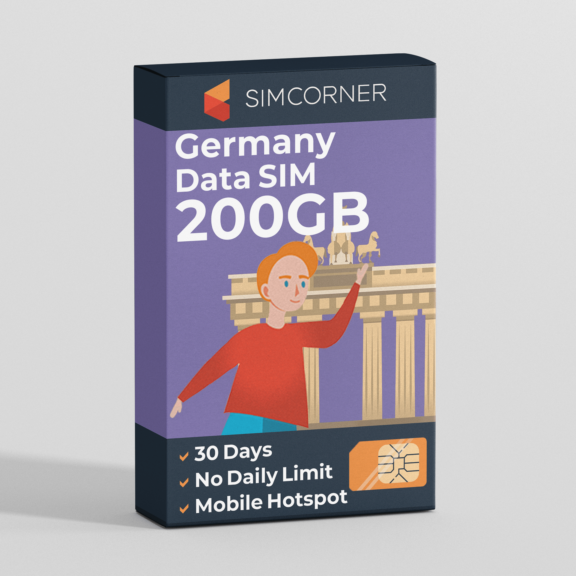 Germany Travel Sim Card 200GB | SimCorner