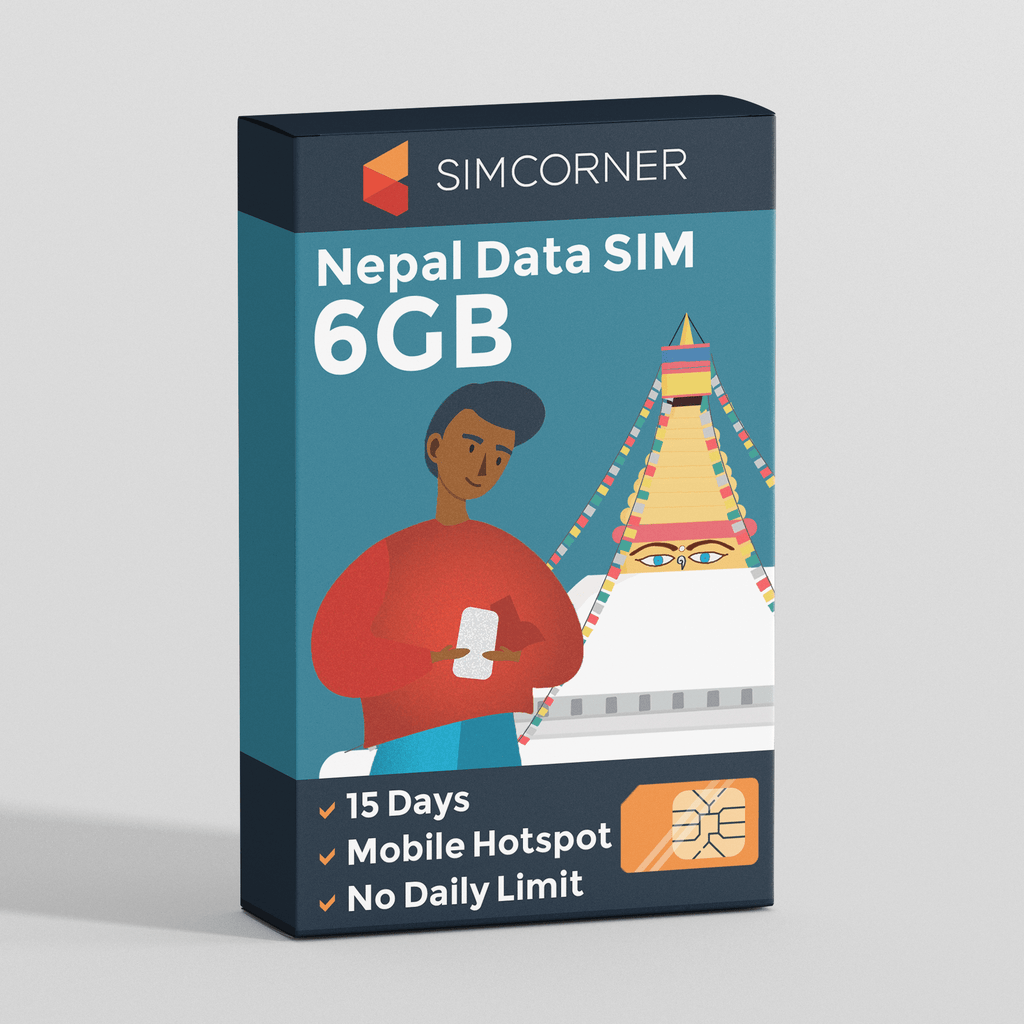 Comprar tarjeta SIM card de Nepal en el aeropuerto de Katmandú