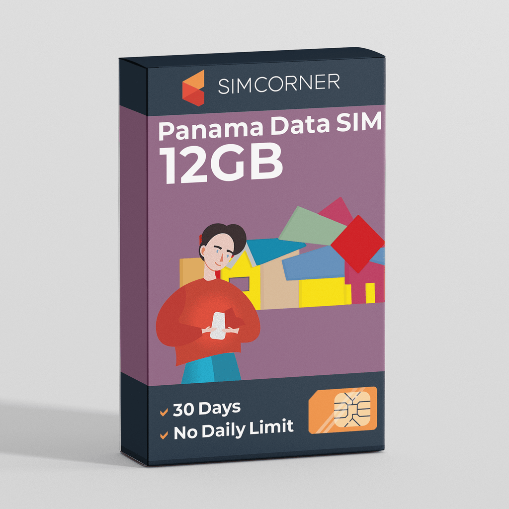 Panama Data SIM Card(12GB)